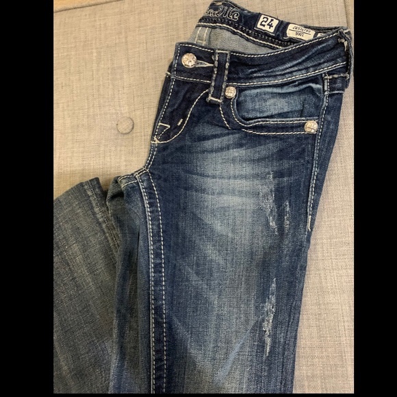 Miss me Jeans size 24 boot cut - Picture 2 of 9